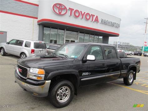 2001 Onyx Black Gmc Sierra 1500 Sle Crew Cab 4x4 71337239 Car Color Galleries