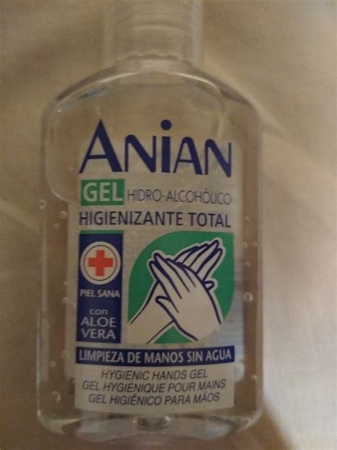 Anian Gel hidro alcohólico higienizante total INCI Beauty