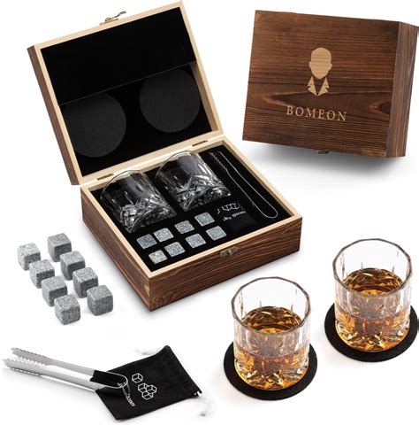 Amazon de Whisky Geschenkset für Männer Whisky Steine Set Eiswürfel