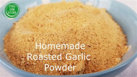 Homemade Roasted Garlic Powder Instant Garlic Powder How To Make