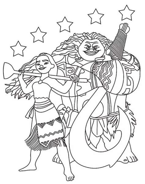 Dibujos De Moana Para Colorear Descargue E Imprima Gratis