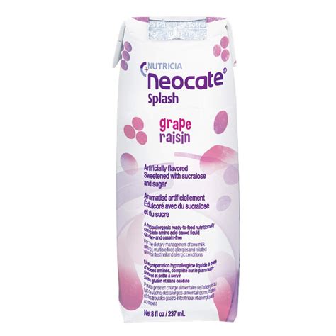 Nutricia Neocate Splash Pediatric Oral Tube Feeding Formula