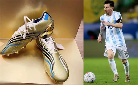 Dorado Los Zapatos Que Usar Messi Para El Mundial Studiofutbol