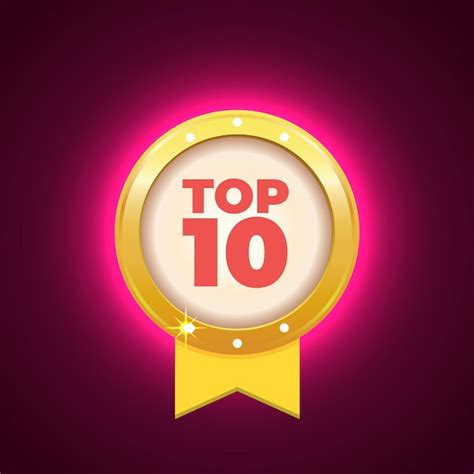 Premium Vector Top 10 Best Ten List Vector Illustration