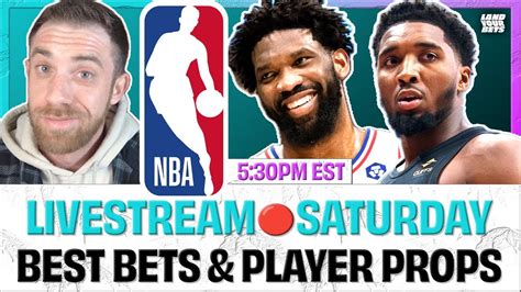 Nba Livestream 🔴 Player Prop Bets Saturday April 6 Youtube