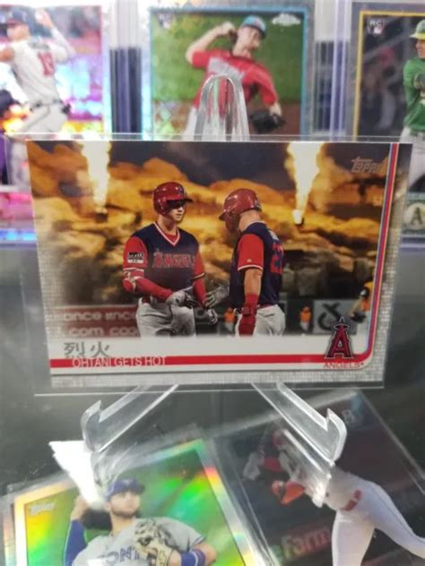 SHOHEI OHTANI MIKE Trout 2019 Topps Checklist Ohtani Gets Hot Angels