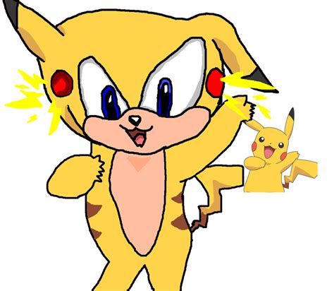 Sonic Crossover - pikachu by polar-the-hedgehog on DeviantArt