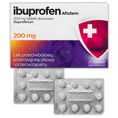 Ibuprofen Aflofarm 200 mg 20 tabletek drażowanych lek przeciwbólowy