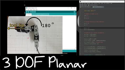 Python Project Forward And Inverse Kinematics With 3 DOF Planar Robot