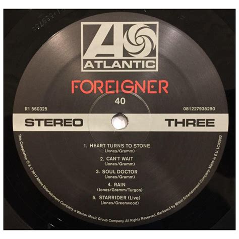 FOREIGNER - 40 HITS FROM 40 YEARS (2LP) | VINILO