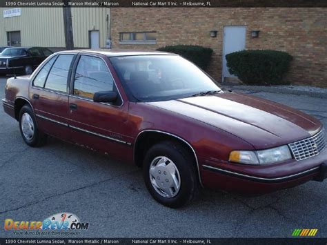 1990 Chevrolet Lumina Sedan Maroon Metallic Maroon Photo 3