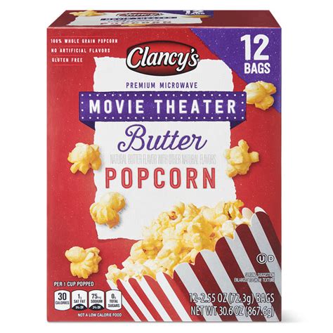 ALDI Clancy S Movie Theater Butter Microwave Popcorn Same Day Delivery