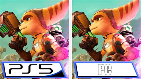 Ratchet And Clank Rift Apart Ps5 Vs Pc Graphics Comparison