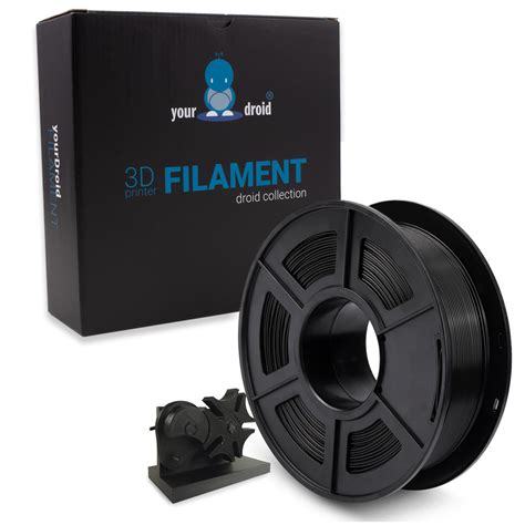 Yourdroid Petg Filament Schwarz Mm Kg Roboter Bausatz De