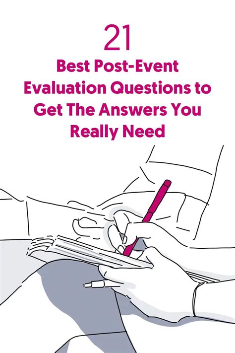 Of The Best Post Event Evaluation Questions To Get The Answers You