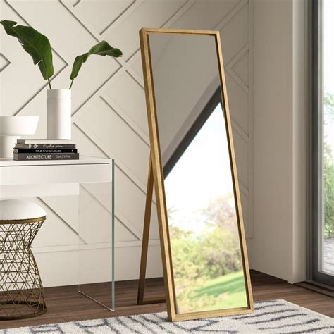 free standing mirror - How to Decorate a Small Living Room and Dining Room