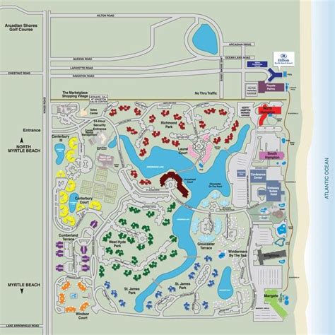 Resort Map Perfect Beach Vacation Myrtle Beach Hotels Myrtle Beach Vacation