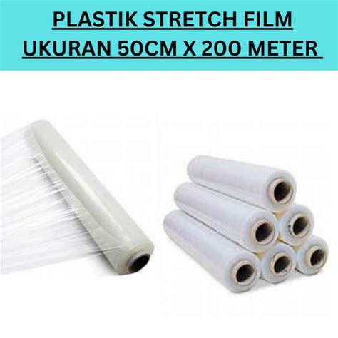 Promo Stretch Film Uk Cm X Meter Plastik Wrapping Barang Diskon