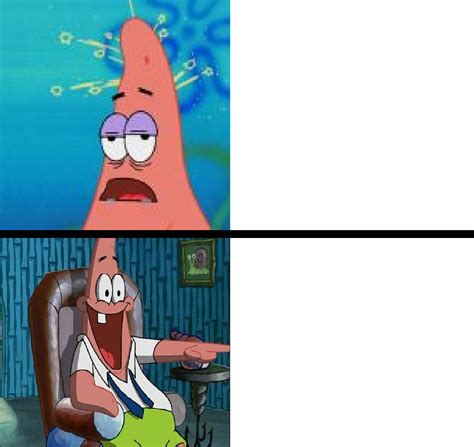 Patrick Confused and Patrick Laughing (OC) : r/MemeTemplatesOfficial