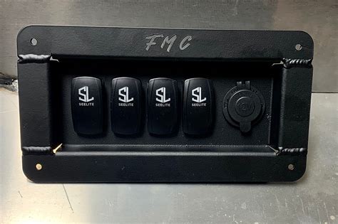 Fmc 4 Gang Recessed Switch Panel Fowl Mouth Customs