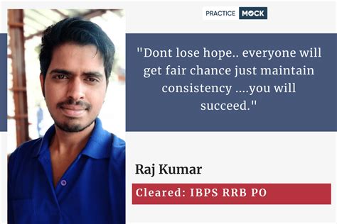 Success Story Of Raj Kumar Cleared Rrb Po