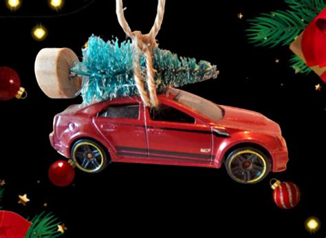 Hot Wheels Christmas Tree Ornament 2009 Cadillac CT5 V Mattel Etsy