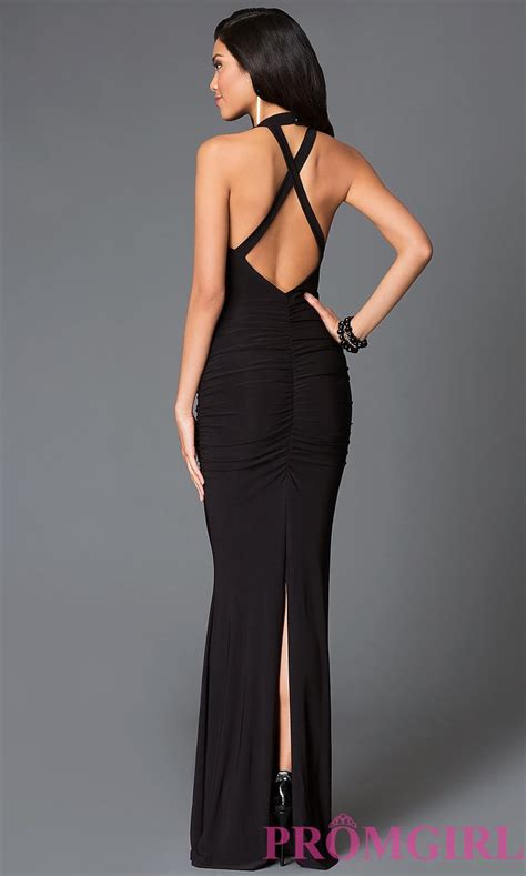 Floor Length Black Sleeveless Prom Dress Prom Dresses Sleeveless