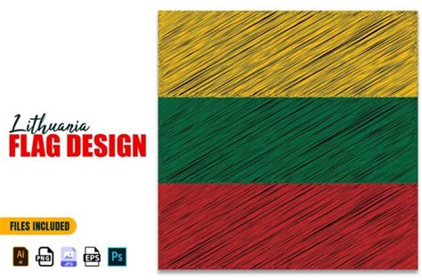 Lithuania Independence Day Flag Graphic by mspro996 · Creative Fabrica