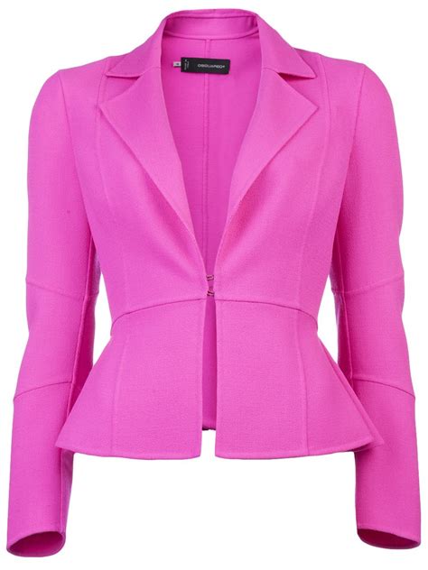 Lyst Dsquared² Flirty Peplum Blazer In Purple