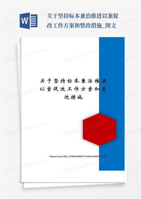 关于坚持标本兼治推进以案促改工作方案和整改措施 图文word模板下载 编号qnxoyxpr 熊猫办公