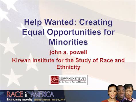 Ppt Help Wanted Creating Equal Opportunities For Minorities