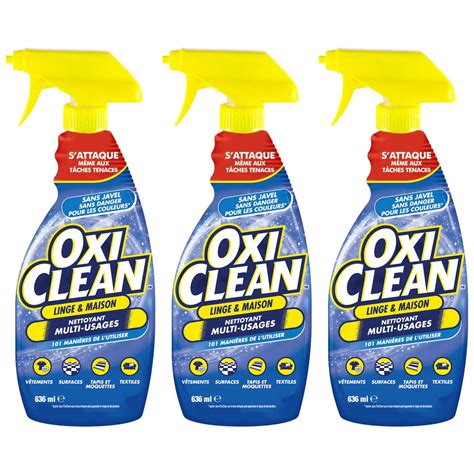 Oxiclean 636 Ml X3 Détachant Nettoyant Multi Usages Vu à La Tv