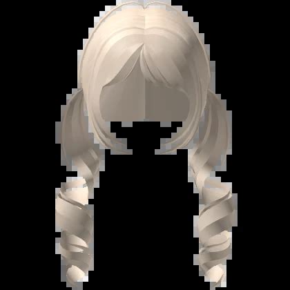 Swirly Pigtails Kawaii Blonde Roblox Item Rolimon S