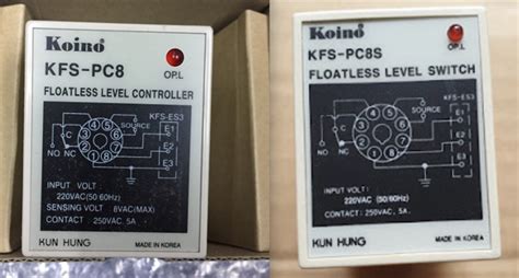 Relay mực nước KFS PC8 Koino KFS PC8 KFS PC8S