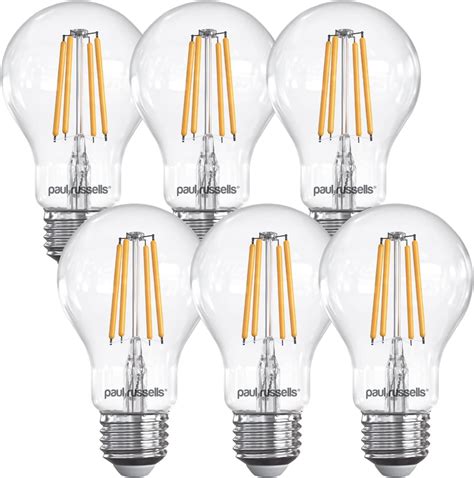 Paul Russells E Edison Screw Led Filament Pack Of W W