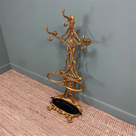 Antique Victorian Cast Iron Hall Stand