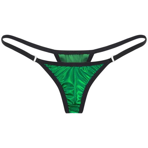 Women S Micro Mini Thong Underwear Stretchy Tanga Lingerie Panties