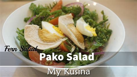 Pako Salad Fern Salad Youtube