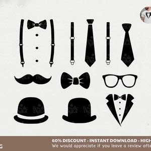 Tuxedo Svg Bow Tie Svg Tuxedo Bow Black Suit Svg Cut Files For Cricut