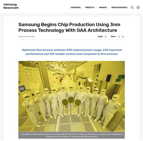 Samsungが3nmプロセス製品の製造を開始 Gigazine