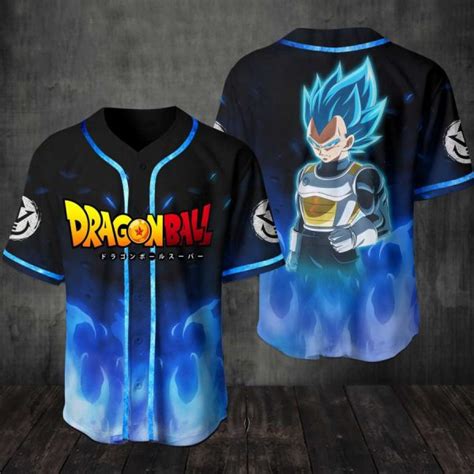 Vegeta Dragon Ball Baseball Jersey Shirt Hot Sale