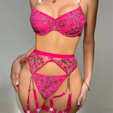 Lingerie sexy en 4 pièces VERONICA
