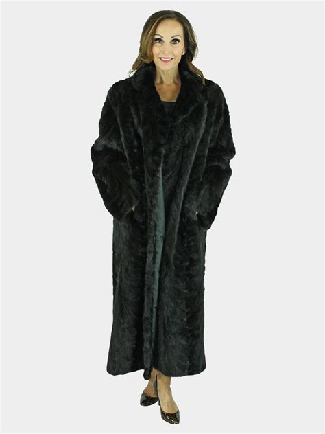 Sectioned Ranch Mink Fur Coat Women S Fur Coat Large Estate Furs