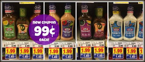 NEW Kraft Salad Dressing Coupon = ONLY $0.99 each with Kroger Mega Sale ...