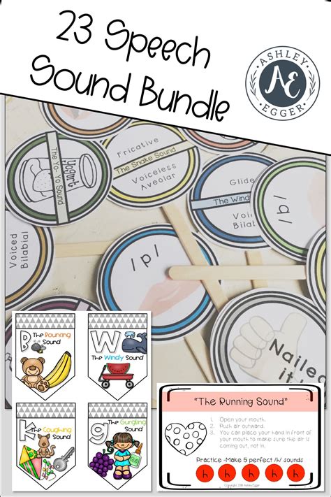 Speech Sound Visual Cue Bundle Articulation Therapy Activities