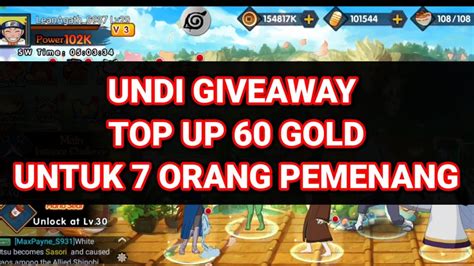 Ultimate Fight Survival Undi Giveaway Top Up 60 Gold Untuk 7 Orang Pemenang Youtube