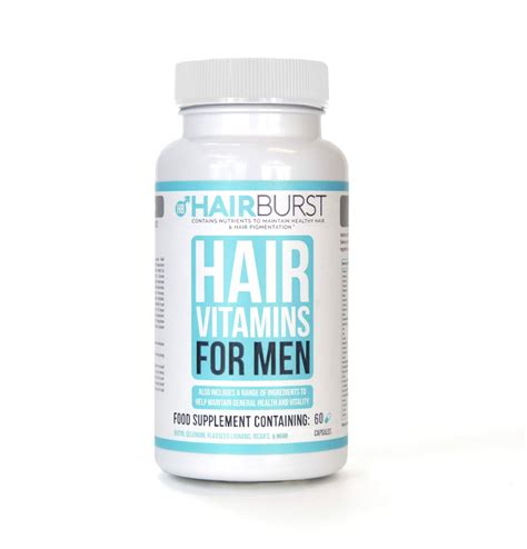 men's styling: HAIRBURST LAUNCH HAIR VITAMINS FOR MEN