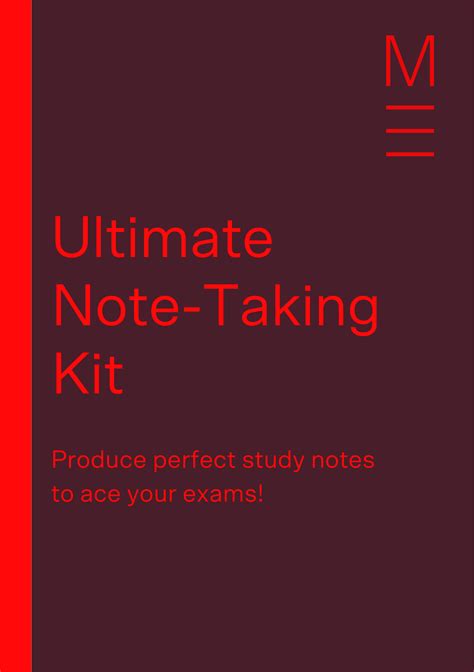 Free Note Taking Kit Downloadable