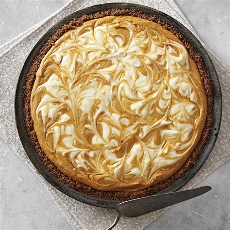 Sweet Potato Pie With Cream Cheese Swirl Recipe Eatingwell