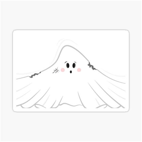 Ghostie Sticker For Sale By Drndshop Redbubble